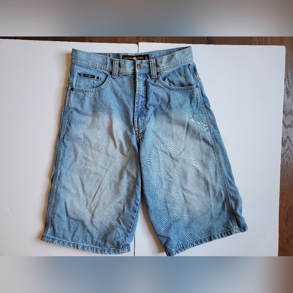 Jordan Craig Light Wash Denim Shorts Size 34